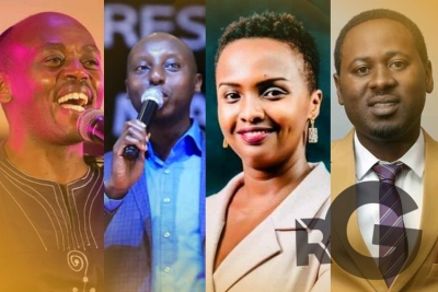 Who are the judges in Rwanda Gospel Stars Live?