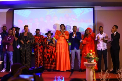15 Worship and Praise Singers Participate in a Public Opening Ceremony of Rwanda Gospel Stars Live