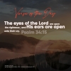 Verse of the day &quot;Psalm 34:15&quot;